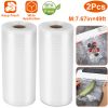 2 Rolls of Vacuum Sealer Bags 7.67inx49ft BPA Free