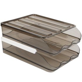 Egg Container Holder for Refrigerator Double Layer Egg Storage Box with Lid
