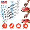 Watermelon Stainless Steel Dual Head  Fruit Cutting Slicer Fork