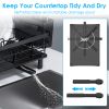 Dish Drying Rack Drain Board Utensil Holder Drainer Kitchen Countertop Storage Shelf