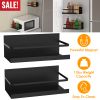 2 Packs Magnetic Spice Holder Rack Organizer Shelf for Refrigerator Microwave