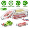 Deli Meat Container With Lid Fridge Stackable Bacon Container