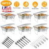Disposable Chafing Dish Buffet Set Food Warmers For Party Catering Supplies With Covers