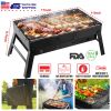 Portable BBQ Grill Foldable Charcoal Grill Smoker Grill