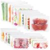 20Pcs Reusable Food Storage Bags 5 Sandwich Snack Gallon Quart Bag