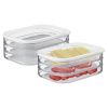 Deli Meat Container With Lid Fridge Stackable Bacon Container