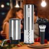 4 In 1 Electric Rechargeable Wine Opener Set Wine Aerator Foil Cutter Vacuum Wine Stopper