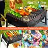 Portable BBQ Grill Foldable Charcoal Grill Smoker Grill