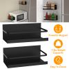 2 Packs Magnetic Spice Holder Rack Organizer Shelf for Refrigerator Microwave