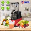 Cold Press Juicer Machine with Reverse Function 2 Containers Cleaning Brush Clear