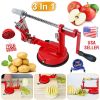 Apple Peeler Manual Rotation Potato Fruit Core Slicer