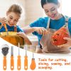 13Pcs Stainless Steel Halloween Pumpkin Carving Sculpting Kit and Decorative Tools