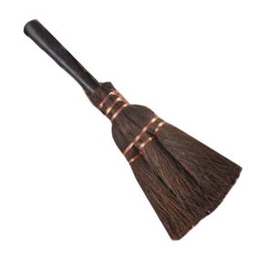 Small Size Coir Scrub Brush Palm Cleaning Brush Bamboo Handle Paint Brush Tea Ceremony Accessories - Default