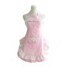 French Maid Aprons for Women Vintage Kitchen Apron Halter Top Backless Apron - Default