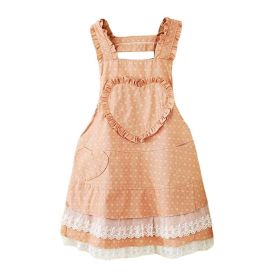 Cute Retro Kitchen Restaurant Women Aprons Waitress Apron Maid Apron Lace - Default