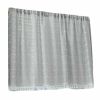 Solid Color Half Window Curtain Dormitory Short Curtain Decor Grey Kitchen Curtains, 55x18 inch - Default