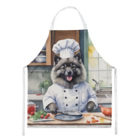 Keeshond The Chef Apron Cooking Kitchen Server Baking Crafts Gardening for Adult Women Men, Unisex, Large, Multicolor - Default