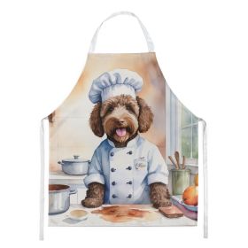 Labradoodle The Chef Apron Cooking Kitchen Server Baking Crafts Gardening for Adult Women Men, Unisex, Large, Multicolor - Default