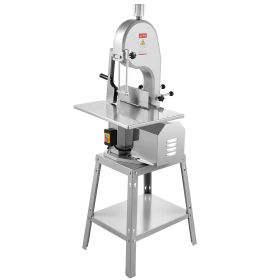 VEVOR 1800W Commercial Electric Meat Bandsaw Stainless Steel Bone Sawing Machine
