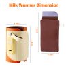 Portable Baby Milk Warmer 5 Temperature Adjustable Handheld Bottle Warmer