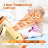 Portable Baby Milk Warmer 5 Temperature Adjustable Handheld Bottle Warmer