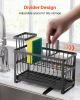 VEVOR Kitchen Sink Caddy Organizer, Sponge Holder High Brush Holder & Divider,