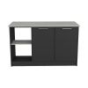 Kitchen Island Padua, Kitchen, Black / Onyx - Black / Onyx