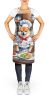 Shiba Inu The Chef Apron Cooking Kitchen Server Baking Crafts Gardening for Adult Women Men, Unisex, Large, Multicolor - Default
