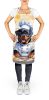 Rottweiler The Chef Apron Cooking Kitchen Server Baking Crafts Gardening for Adult Women Men, Unisex, Large, Multicolor - Default