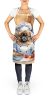 Pekingese The Chef Apron Cooking Kitchen Server Baking Crafts Gardening for Adult Women Men, Unisex, Large, Multicolor - Default