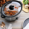 Better Chef 4-Quart Oval Slow Cooker in Brushed Stainless Steel-Silver