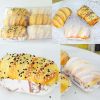 6 Pcs Fake Bread Realistic Artificial Cake Replica Food Model for Kitchen Party Decoration Display
