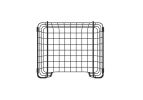 Oceanstar Stackable Metal Wire Storage Basket Set for Pantry, Countertop, Kitchen or Bathroom – Black, Set of 3 - BSL1828