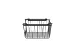 Oceanstar Stackable Metal Wire Storage Basket Set for Pantry, Countertop, Kitchen or Bathroom – Black, Set of 2 - 45