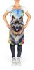 Keeshond Luau Apron Cooking Kitchen Server Baking Crafts Gardening for Adult Women Men, Unisex, Large, Multicolor - Default