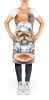 Lhasa Apso The Chef Apron Cooking Kitchen Server Baking Crafts Gardening for Adult Women Men, Unisex, Large, Multicolor - Default