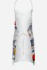 Sheltie The Chef Apron Cooking Kitchen Server Baking Crafts Gardening for Adult Women Men, Unisex, Large, Multicolor - Default