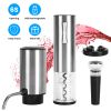 4 In 1 Electric Rechargeable Wine Opener Set Wine Aerator Foil Cutter Vacuum Wine Stopper